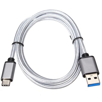 Type C Male To USB 3.0 A Male Sync Data Charge USB 3.1 Cable For Phone Tablets Grey (Color:c0) Type C Male To USB 3.0 A Male Sync Data Charge USB 3.1 Cable For Phone Tablets Grey (Color:c0)