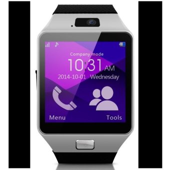 U Watch นาฬิกาโทรศัพท์Smart Watchรุ่นDZ09 Phone Watch (Silver)