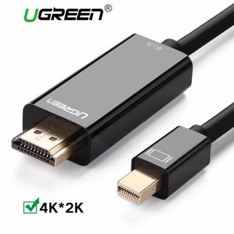 UGREEN มินิ DisplayPort เพื่อ HDMI HDTV Cable 4กิโลไบต์ความละเอียด(2แผ่น) สีดำ-ระหว่างประเทศ – intl UGREEN มินิ DisplayPort เพื่อ HDMI HDTV Cable 4กิโลไบต์ความละเอียด(2แผ่น) สีดำ-ระหว่างประเทศ – intl