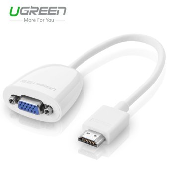 เสนอราคา UGREEN HDMI to VGA Adapter Supprot 1920*1080P Compatible LaptopProjector - White จัดโปรโมชั่น UGREEN HDMI to VGA Adapter Supprot 1920*1080P Compatible LaptopProjector - White