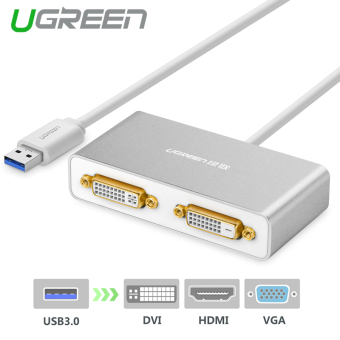 UGREEN USB 3.0 จะทวีคูณ DVI HDMIวีจีเอการ์ดวิดีโอภายนอกเข้ากันได้กับ windows 10/8.1/8/7/เอกซ์พี MacOS – intl UGREEN USB 3.0 จะทวีคูณ DVI HDMIวีจีเอการ์ดวิดีโอภายนอกเข้ากันได้กับ windows 10/8.1/8/7/เอกซ์พี MacOS – intl