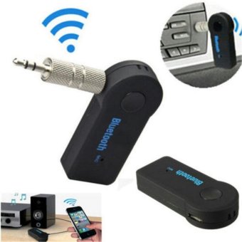 ขาย Universal 3.5mm Streaming Car A2DP Wireless Bluetooth Car Kit AUXAudio Music Receiver Adapter Handsfree with Mic For Phone MP3เครื่องเล่นMP3 สำหรับรถยนต์แบบพกพา ด้วยแจ็ค 3.5 มม. รับสัญญาณบลูทูธ