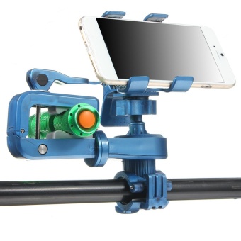Universal 360o Motorcycle Bicycle Bike Handlebar Mount Holder For Cell Phone Blue Universal 360o Motorcycle Bicycle Bike Handlebar Mount Holder For Cell Phone Blue