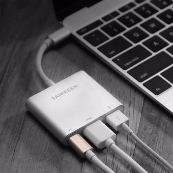USB Type-C 3.1 3in1 converter hdmi 4k usb 3.0 and charging USB Type-C 3.1 3in1 converter hdmi 4k usb 3.0 and charging