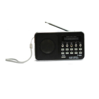 2561 Vgo IT ลำโพงวิทยุ ลำโพง Mp3 รุ่นT-205 (สีดำ)