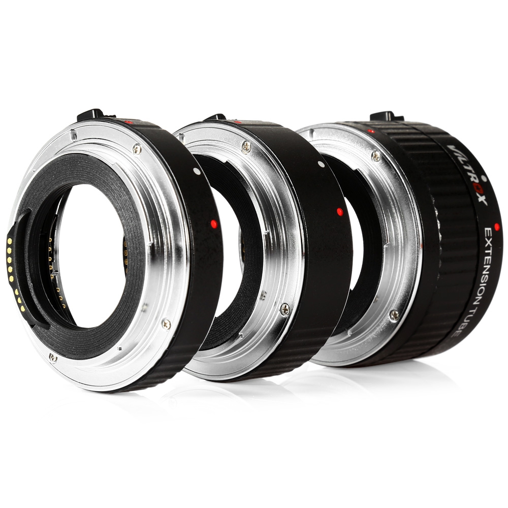 Viltrox DG - C 12MM 20MM 36MM AF Auto Focus Metal Mount Macro Extension Tube Set for Canon EOS Series Camera Viltrox DG - C 12MM 20MM 36MM AF Auto Focus Metal Mount Macro Extension Tube Set for Canon EOS Series Camera