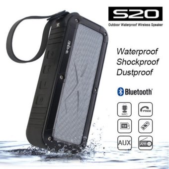 ขาย W-KING S20 Outdoor Waterproof Wireless Speaker (Black)