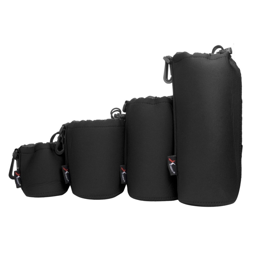 XCSource ถุงใส่เลนส์กล้อง 4x Neoprene Lens Carry Pouch ProtectiveBag for DSLR Camera Lens S+M+L+XL XCSource ถุงใส่เลนส์กล้อง 4x Neoprene Lens Carry Pouch ProtectiveBag for DSLR Camera Lens S+M+L+XL