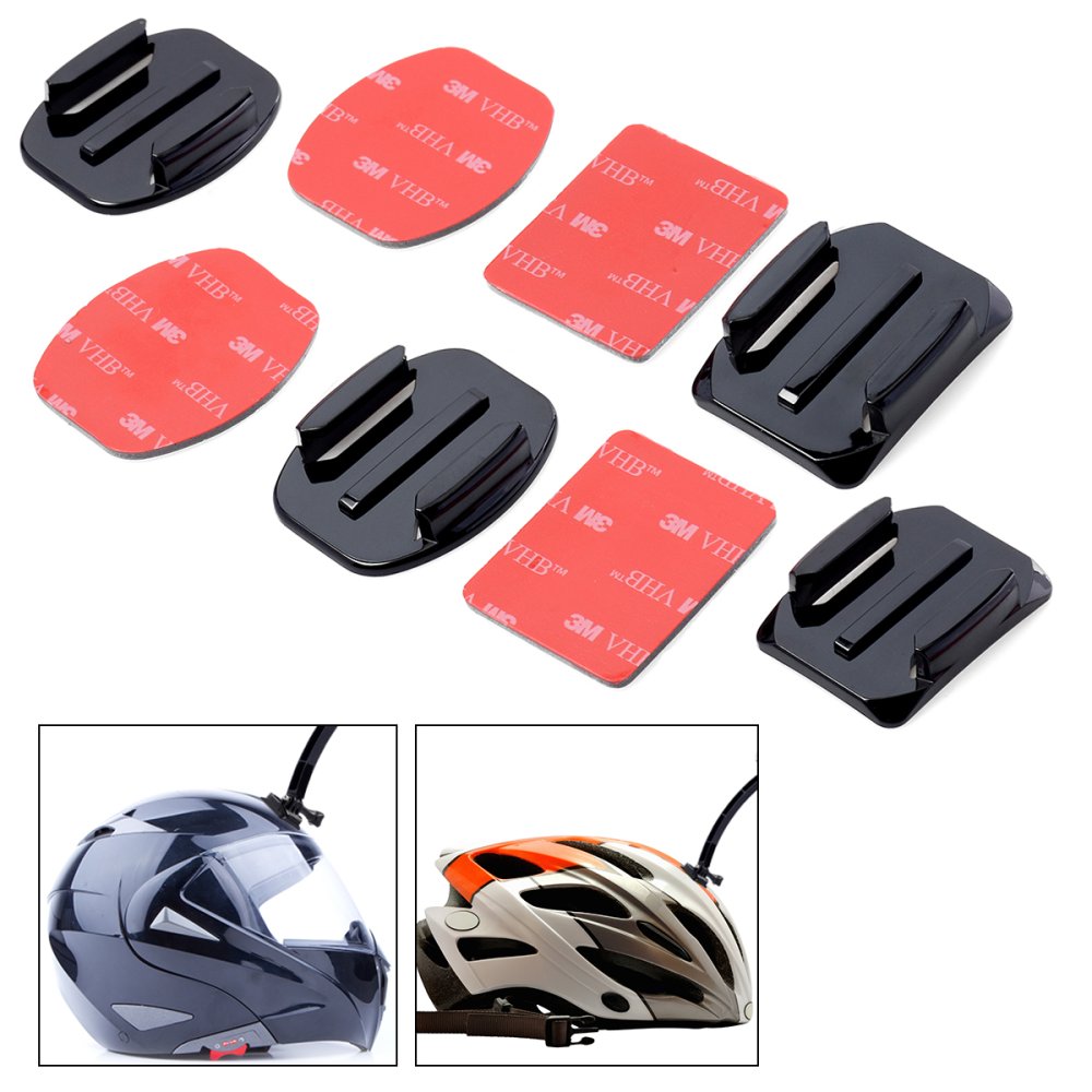 XCSource อุปกรณ์กล้อง Mounts&Curved Mounts พร้อมสติ๊กเกอร์ 3M สำหรับ Gopro Hero 3 3+ 4 (4 ชิ้น) XCSource อุปกรณ์กล้อง Mounts&Curved Mounts พร้อมสติ๊กเกอร์ 3M สำหรับ Gopro Hero 3 3+ 4 (4 ชิ้น)