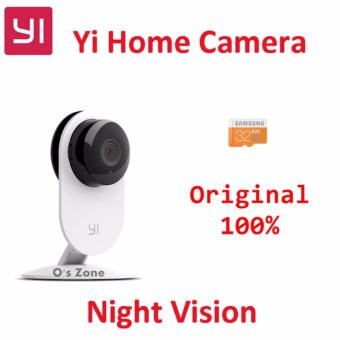 Xiaomi Yi Smart IP Camera Night Vision 720p กล้องวงจรปิด (สีขาว) เมนูภาษาอังกฤษ พร้อมเมมโมรี่ 32GB Samsung EVO