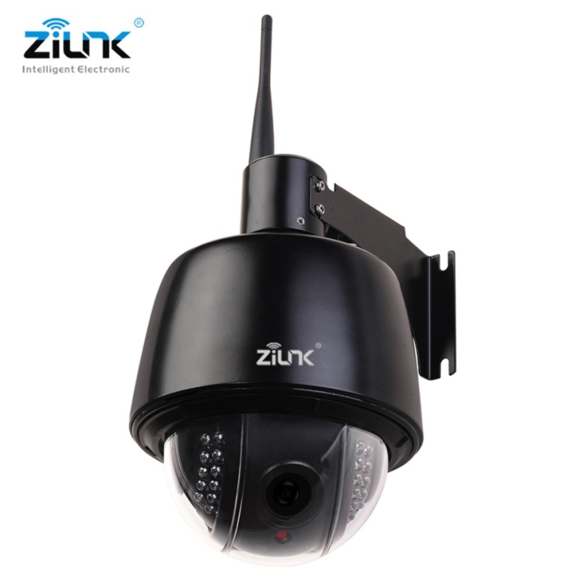 ZILINK DH43H-B9 960P (1.3 Megapixel) Wifi Outdoor Full HD 4.3X Optical Zoom PTZ Wifi IP Network Camera, Motion Detection Onvif -Black - intl