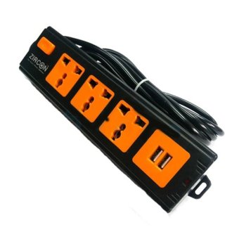 ZIRCON POWER BAR DP-C3S3-USB Black