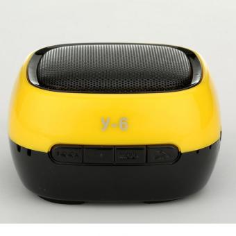 ZS Bluetooth Speaker MP3 Player ลำโพงบลูทูธ Mini รุ่นY6 (สีเหลือง)