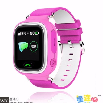 ZS Smart Watch Kids นาฬิกาโทรศัพท์มี GPS/GSM ในตัว หน้าจอทัชสกรีน (สีชมพู) รุ่น GW006