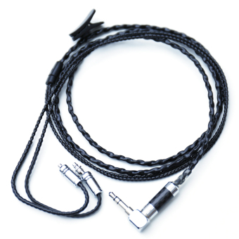 ZY HiFi Cable Shure SE215 315 425 535 Four-Core Twisted OFC UpgradeCable ZY-065 (Black)