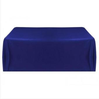 ผ้าคลุมปูโต๊ะสีน้ำเงินสำหรับงานเลี้ยง ขนาด 145 X 145 ซม. May 2018 - 2 ผ้าคลุมปูโต๊ะสีน้ำเงินสำหรับงานเลี้ยง ขนาด 145 x 145 ซม. - 2