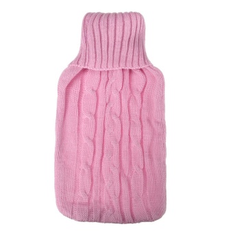 2000ml hot water bottle cover Pink - intl