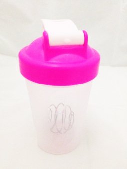 แก้วเชค ถ้วยเชค เชคเกอร์ ขนาด 400 ml สำหรับผสมโปรตีนและชงอาหารเสริม - สีชมพู แก้วเชค ถ้วยเชค เชคเกอร์ ขนาด 400 ml สำหรับผสมโปรตีนและชงอาหารเสริม - สีชมพู