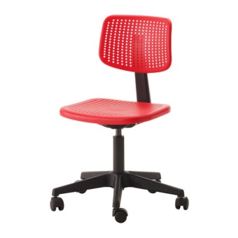 ALRIK เก้าอี้หมุน /ทำงาน /นั่งเล่น Swivel chair สูง 51-89 cm (แดง) ALRIK เก้าอี้หมุน /ทำงาน /นั่งเล่น Swivel chair สูง 51-89 cm (แดง)