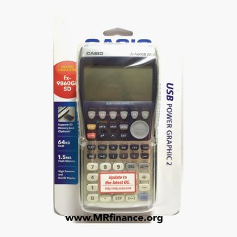 Casio Graphing เครื่องคิดเลขวิทยาศาสตร์แสดงผลแบบกราฟฟิก รุ่น FX 9860GII SD OS   แพ็คเก็ตล่าสุด OS ล่าสุด ณ วันที่ 15/2/59 