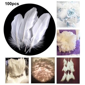 ขนห่าน สำหรับงานตัดเย็น งานฝีมือ Craft DIY 100 ชิ้น ขนาด 12-20 ซม.(สีขาว) ขนห่าน สำหรับงานตัดเย็น งานฝีมือ Craft DIY 100 ชิ้น ขนาด 12-20 ซม.(สีขาว)