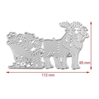 Deer Cutting Carbon Steel Dies Stencil Template for DIY ScrapbookAlbum Card Craft Set - intl Deer Cutting Carbon Steel Dies Stencil Template for DIY ScrapbookAlbum Card Craft Set - intl