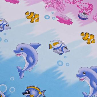 GoGoLife Soft Cotton Bed Skirt Bedsheets Bed Cover-28# Sea World May 2018 - 3 GoGoLife Soft Cotton Bed Skirt Bedsheets Bed Cover-28# Sea World - 3