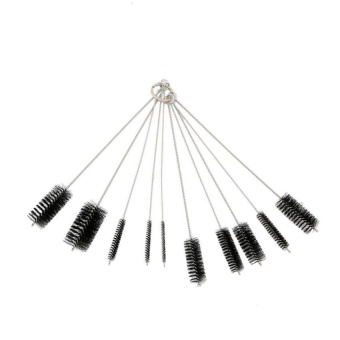 HappyLife 10Pcs Multifunctional Tube Brush Pipe NylonCleaningbrushes Set (Black) HappyLife 10Pcs Multifunctional Tube Brush Pipe NylonCleaningbrushes Set (Black)