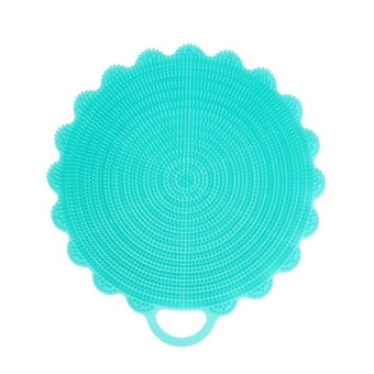 HappyLife Food-Grade Antibacterial Flower Type Silicone UniversalBrush(Aqua) HappyLife Food-Grade Antibacterial Flower Type Silicone UniversalBrush(Aqua)