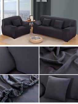 ประกาศขาย Home Living Living Rooms Sets High Quality Store New FashionL-Shape Textile Spandex 2 Seaters Sofa Cover Furniture ProtectorCouch Slipcover Home Decoration Black - intl ขายด่วน Home Living Living Rooms Sets High Quality Store New FashionL-Shape Textile Spandex 2 Seaters Sofa Cover Furniture ProtectorCouch Slipcover Home Decoration Black - intl