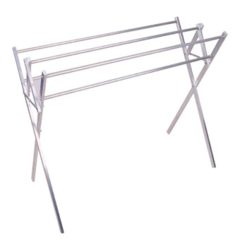 Kitti shop ราวตากผ้าขนหนู ราวมีเนียบ แบบปรับพับได้ รุ่น 74 ซม. (สีขาวมีเนียบ) Kitti shop ราวตากผ้าขนหนู ราวมีเนียบ แบบปรับพับได้ รุ่น 74 ซม. (สีขาวมีเนียบ)