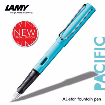 รีวิว LAMY หมึกซึมลามี่รุ่น AL-STAR PACIFIC ด้ามสีฟ้า#084P(F) จัดโปรโมชั่น LAMY หมึกซึมลามี่รุ่น AL-STAR PACIFIC ด้ามสีฟ้า#084P(F)