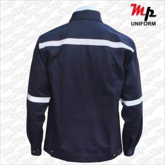 MP J007-05 เสื้อช่างผ้าเวสปอยท์ ซิปอกสาบปิดซ่อน แถบสะท้อนแสงหลังแขน ขา Size M July 2018 - 2 MP J007-05 เสื้อช่างผ้าเวสปอยท์ ซิปอกสาบปิดซ่อน แถบสะท้อนแสงหลังแขน ขา Size M - 2