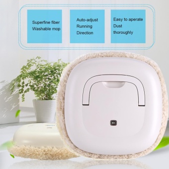 Multi-function USB Rechargeable Smart Cleaning Machine HouseholdFloor Sweeping Mop Robot Beige Multi-function USB Rechargeable Smart Cleaning Machine HouseholdFloor Sweeping Mop Robot Beige
