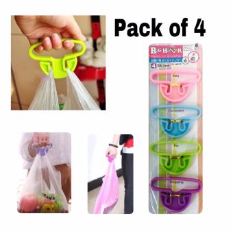 Namita Bag Hanger อุปกรณ์สำหรับหิ้วถุงชอปปิ้ง ป้องกันการเกิดอาการนิ้วล็อคจากการหิ้วถุงพลาสติกที่มีน้ำหนักมาก (1 แพ็คมี 4 ชิ้น) Namita Bag Hanger อุปกรณ์สำหรับหิ้วถุงชอปปิ้ง ป้องกันการเกิดอาการนิ้วล็อคจากการหิ้วถุงพลาสติกที่มีน้ำหนักมาก (1 แพ็คมี 4 ชิ้น)