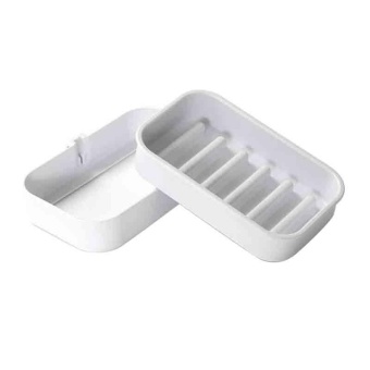 Plastic Self Adhesive Bathroom Toilet Soap Holder Wall Mount Soap Stand - intl Plastic Self Adhesive Bathroom Toilet Soap Holder Wall Mount Soap Stand - intl