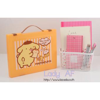 อยากขาย Pom Pom Purin กระเป๋าแฟ้มใส่เอกสาร ลาย Pom Pom Purin 01 สีพีช ต้องการขายด่วน Pom Pom Purin กระเป๋าแฟ้มใส่เอกสาร ลาย Pom Pom Purin 01 สีพีช