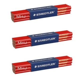 STAEDTLER ดินสอช่างไม้ ดินสอเขียนไม้ หรือสำหรับ ลอกเลขแคสซีรถยนต์พระจันทร์แท้ (แพค 36 แท่ง) STAEDTLER ดินสอช่างไม้ ดินสอเขียนไม้ หรือสำหรับ ลอกเลขแคสซีรถยนต์พระจันทร์แท้ (แพค 36 แท่ง)
