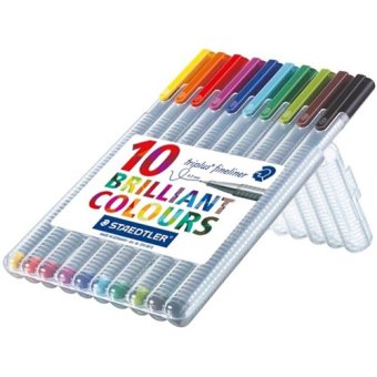 ขอเสนอ Staedtler ชุดปากกา Staedtler triplus fineliner 10 brilliant colors ประกาศขาย Staedtler ชุดปากกา Staedtler triplus fineliner 10 brilliant colors