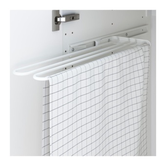 UTRUS ราวตากผ้า(รางเลื่อน) Towel rail 16*50 cm (ขาว)