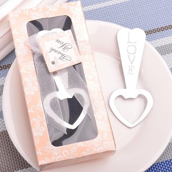 Wedding partner heart-shaped love bottle opener - intl
