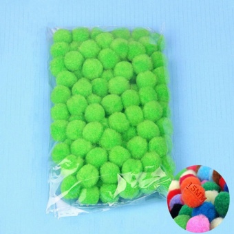 100pcslot 20 Colors 15mm Multi Option Pompoms Soft Pom Poms Ballswedding Decoration Fruit Green Intl 1503561989 65296393 0ff1d870da29a4930afe62a442f624a5