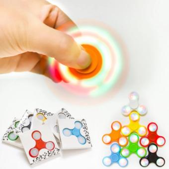 ของเล่นใหม่ ปี 2017 มือหมุนไฟ LED 3 ขา, LED TRI-FIDGET SPINNER