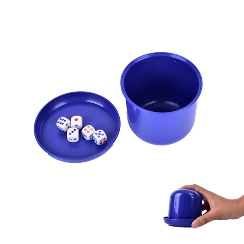 ดูภาพ Bar Party Dice Cup Drinking Board Game Gambling Dice Box 10mm d6*5 Table Games - intl เพิ่มเติม Bar Party Dice Cup Drinking Board Game Gambling Dice Box 10mm d6*5 Table Games - intl