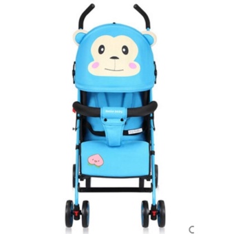 (Imported)BEST-ERWT Lightweight Premium Babycare Carriage Foldable Multifunctional Infant Stroller High Seat Mat - intl