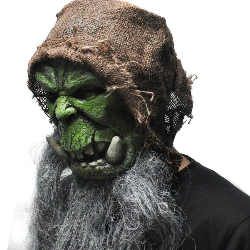 ดูภาพ Orcs Guldan Masks Game Movie Cosplay Prop Adult Scary Latex Mask for Halloween - intl เพิ่มเติม Orcs Guldan Masks Game Movie Cosplay Prop Adult Scary Latex Mask for Halloween - intl