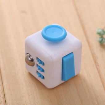 Plastic 6 Side Fidget Cube Xmas Children Kids Adults Stress ReliefToy Gadget - intl