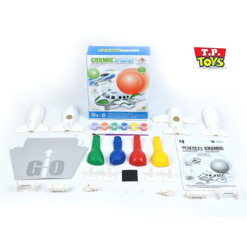 ดูภาพ T.P.TOYS DIY Cosmic Balloon Powered Jet airplane เครื่องบินพลังบอลลูน เพิ่มเติม T.P.TOYS DIY Cosmic Balloon Powered Jet airplane เครื่องบินพลังบอลลูน
