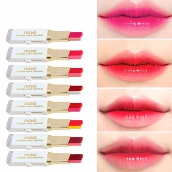 ต้องการขายด่วน ☆08 Blossom V.1 ลิปทูโทน เทรนด์ทาปากไล่สีแบบสาวเกาหลี Novo DoubleColor Lipstick ต้องการขาย ☆08 Blossom V.1 ลิปทูโทน เทรนด์ทาปากไล่สีแบบสาวเกาหลี Novo DoubleColor Lipstick
