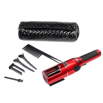 ประเทศไทย 1pcs Salon Professional Ladies Split Ends Damaged Hair Automatic Hairstyle Trimmer Tool- EU Plug Red - intl